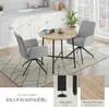 Table de salle à manger industrielle Ronde Ennis 80x76cm - Voir les images du produit 4
