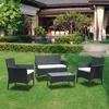 EINFEBEN gartenmoebel-sets, Balkonmoebel Set fuer 4 Produktbild-Vorschau 1