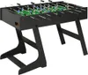 vidaXL Skladací stolný futbal 121 x 61 x 80 cm čierny Náhľad obrázku produktu 8