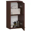 Mensola da bagno Wenge Fin W30 1D a muro con 1 porta e 2 Anteprima dell’immagine prodotto 2