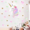 2 listy Unicorn nástenné nálepky PVC vodotesné Unicorn Náhľad obrázku produktu 5
