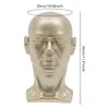 Obvod hlavy figuríny 50 cm Mužský model hlavy (šampaňské Náhled obrázku produktu 3