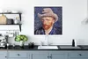 MuchoWow® Poster Selbstbildnis mit grauem Filzhut - Vincent Produktbild-Vorschau 3