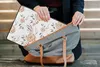 MuchoWow® Laptop Hülle 14 ZollRosen - Gold - Braun - Weiß Produktbild-Vorschau 6