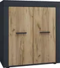 VCM Holz Kommode | Sideboard mit Drehtüren | Maße ca. H. 89 Produktbild-Vorschau 4