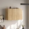 Armadietto da cucina a parete Merax con 3 ante, pensile con Anteprima dell’immagine prodotto 5