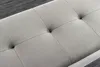 Design Sitzbank BOUTIQUE 100cm dunkelgrau Samt schwarze Produktbild-Vorschau 7