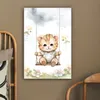 MuchoWow® - Leinwandbilder - Bär - Baby - Tier - Kinder, Produktbild-Vorschau 5