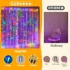 3x2M LED Lichterkette Innen 8 Lichtmodi Lichtervorhang USB Produktbild-Vorschau 5
