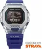 CASIO Uhr G-Shock G-Lide blau-transparent GBX-100S-2ER Produktbild-Vorschau 4