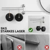 Edelstahl Handtuchhalter Bad Schwenkbar 3-armige Produktbild-Vorschau 7
