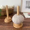 Holz-Wollhalter mit drehbarem Zylinder – Fadenabwickler für Produktbild-Vorschau 7
