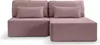 xonox.home Amsterix Schlafsofa L-Form rechts altrosa B/H/T: Produktbild-Vorschau 8