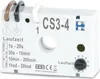 A close-up studio shot of a white electronic relay device with various labels and settings. Produktbild-Vorschau