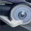Close-up of an angle grinder cutting a piece of granite. Anteprima dell’immagine prodotto