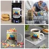 50. Geburtstag Tasse mit Kuchen und Geschenk und Anhänger: Produktbild-Vorschau 5