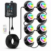 8er RGB LED Bodenstrahler Außen mit 14 Farben,5 Produktbild-Vorschau 1