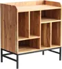 Miliboo - Sideboard für Schallplatten aus Akazienholz und Produktbild-Vorschau 1