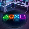 Rutschfester Gamingteppich im Neonfarbenen Muster Größe - Produktbild-Vorschau 1