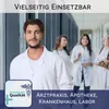 Arztkittel / Laborkittel, 65% Polyester & 35% Baumwolle, Produktbild-Vorschau 2