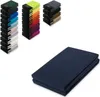 Jersey Spannbettlaken Doppelpack 200 x 220 cm Navyblau Produktbild-Vorschau 1