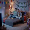 Bealife Sofa mit Schlaffunktion 147x82 cm -Ausziehbett - Produktbild-Vorschau 3