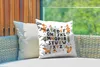 MuchoWow® Outdoor Kissen - Illustration Alphabet mit Produktbild-Vorschau 3