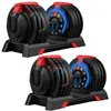 DH FitLife Set di Manubri Regolabili 3-24 kg con 12 Livelli Anteprima dell’immagine prodotto 1