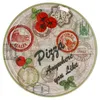 zestaw 4 talerzy do pizzy Moscow & Red zielony czerwony Podgląd zdjęcia produktu 3