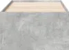 Denní postel se zásuvkami bez matrace betonová šedá 100x200 Náhled obrázku produktu 5