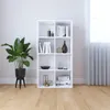 vidaXL Regál/priestor na knihy biely 66×30×130 cm Náhľad obrázku produktu 2