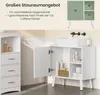 EUGAD Waschbeckenunterschrank mit Tür, Badezimmerschrank Produktbild-Vorschau 4