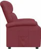 vidaXL Poltrona relax in Pelle finta rosso vino Anteprima dell’immagine prodotto 4