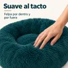 IvoQ Cama para Perro Donut - Cama para Gato - Peluche Suave Vista previa de la imagen del producto 2