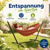 Lacestone Hängematte inkl. Gestell Bunt Gestreift 4, Produktbild-Vorschau 3