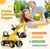GOPLUS Kinderbagger, Sitzbagger mit dreh- und verstellbarer Produktbild-Vorschau 3