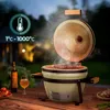 Cecotec 3248, Gril Kamado, Drevené uhlie + palivové drevo, Náhľad obrázku produktu 4