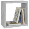 vidaXL Étagères en cube 2 pcs. Gris béton 30x15x30 cm Voir les images du produit 4