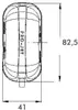 PROPLAST Umrissleuchte 40001004 82,5mm 41mm 45mm 0,080kg Produktbild-Vorschau 2