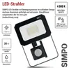 LED reflektor SIMPO mit Bewegungssensor, 20 W, neutralweiß Produktbild-Vorschau