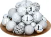 Giftsome 60 Weihnachtskugeln Set Christbaumkugeln Silber - Produktbild-Vorschau 2