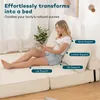 HOMMPA Faltbares Schlafsofa 1,5×1,8m mit Kissen, Produktbild-Vorschau 5