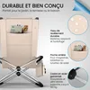 ELONEO chaise longue à bascule Outdoor avec sac, chaise Voir les images du produit 6