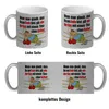 Motivation Glitzer-Kaffeebecher mit Boxer Motiv in weiß Produktbild-Vorschau 4