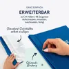 Cartella per documenti in formato A4, effetto lino, colore Anteprima dell’immagine prodotto 8