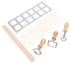 Juego para hacer pasta con 12 agujeros y rodillos Vista previa de la imagen del producto 1