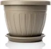 BigDean 6x Blumentopf mit Untersetzer rund ø50xH38 cm Produktbild-Vorschau 2