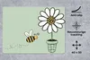 MuchoWow® Mauspad Mousepad Illustration einer Biene, die Produktbild-Vorschau 2