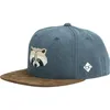 BAVARIAN CAPS Snapback Cap Waschbär dunkelgrau Produktbild-Vorschau 1