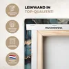 MuchoWow® - Leinwandbilder - Marmor - Gold - Grün, Produktbild-Vorschau 3